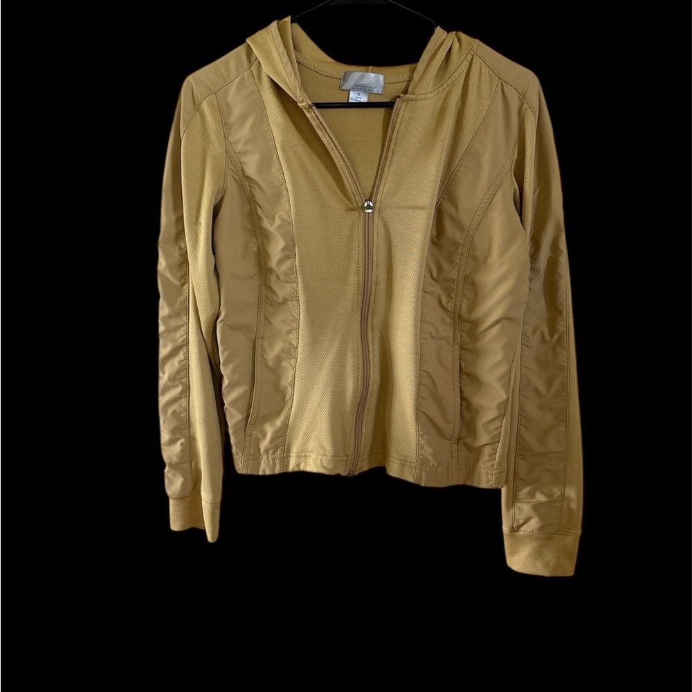 🌸Prospirit Tan Bomber Jacket Lightweight Casual